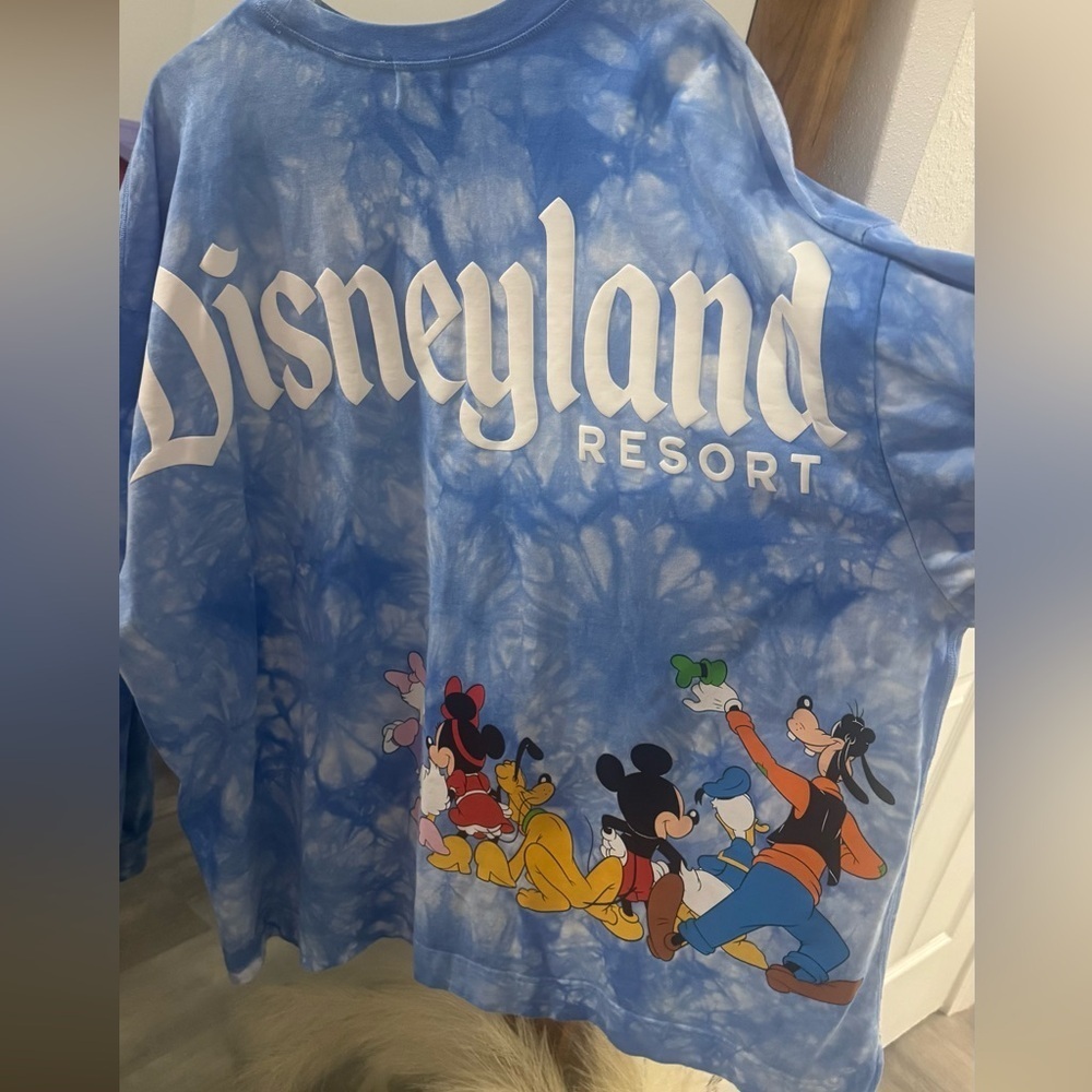 DISNEY Mickey Mouse and Friends Tie-Dye Disney Celebration Spirit Jersey/Crew - Picture 8 of 9